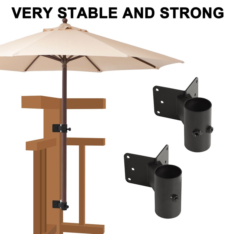 Deck Umbrella Mount,Umbrella Holder for Deck Railing,Patio Deck Mount Umbrella