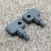 ULEIVA Replacement Key 2 x Grey Compatible with Synology NAS