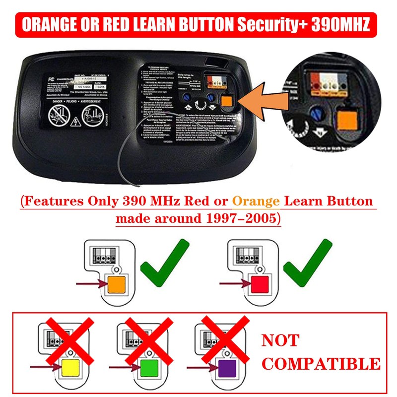 LAWOHO 977LM Wireless Garage Door Keypad Compatible with LiftMaster Chamberlain