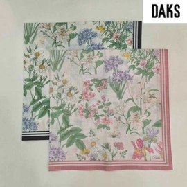 Daks 대구백화점 닥스프리미엄 포플린면 쁘띠 스카프(DLN1502) Daegu Department Store Daks Premium Poplin Cotton Petit Scarf (DLN1502)