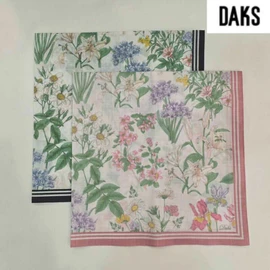 Daks 대구백화점 닥스프리미엄 포플린면 쁘띠 스카프(DLN1502) Daegu Department Store Daks Premium Poplin Cotton Petit Scarf (DLN1502)