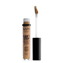 NYX Professional Makeup Can't Stop Won't Stop Contour Concealer - wasserfester flÃ¼ssiger Abdeckstift, Kaschieren & Highlighten, 3, 5 ml, Golden 13