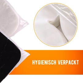 Disposable Nose Slit Cloths for Massage Tables I 100 x White I Disposable Cover for Headboard I Massage Cushion Cover I Massage Headrest Bed I Wellness Accessories I Cosmetic Cushion I Face Mats