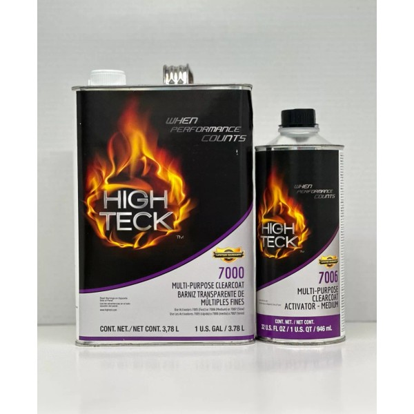 High Gloss Urethane Clear Coat 7000 Gallon Kit 4:1 W/