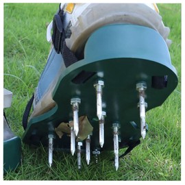 ZORZA 20Pcs Heavy-Duty Aerator Shoes Pegs Metal Replacement Lawn Shoe Spikes Perfect for Garden and Yard Soil Aeration Pegs for Deep Ground Penetration Practical Lawn Care Equipment