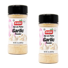 Garlic Powder - Pack of 2 - Smiling Sweets - 2 Bottles of Garlic Powder - Use on a Variety of Dishes - Elevate Your Spice Game - Great for Seasoning and Balancing out Dishes