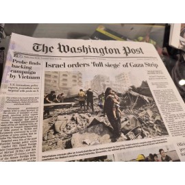 The Washington Post Tuesday October 10 2023 Israel orders full siege Of Gaza...
