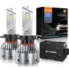 D-Lumina H7 LED Headlight Bulbs, 100W 16000LM 500% Brighter LED