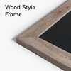 U Brands Magnetic Chalkboard, 24" x 36", Rustic Wood Frame,