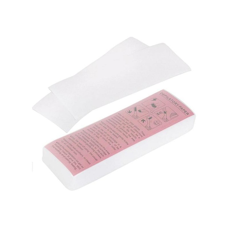 왁싱 왁스 스트립 페이퍼 셀프제모 부직포 100P Waxing Wax Strip