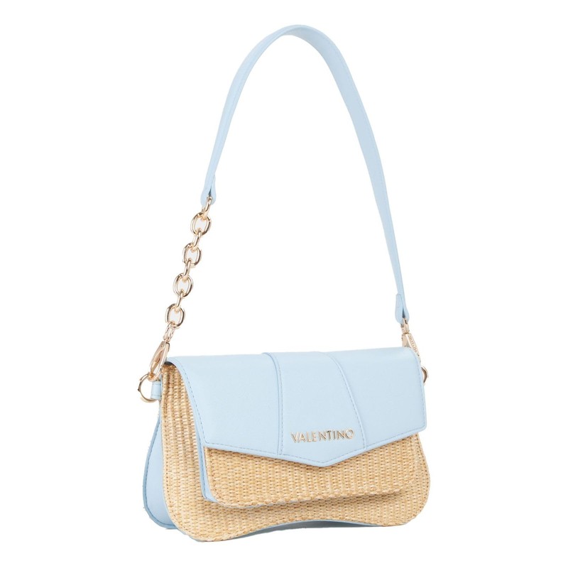 Valentino Women's Unika Handbag, Azzurro/Naturale, Unit size