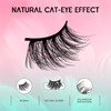 Half Lashes Natural Look Cat Eye Half False Eyelashes Accent
