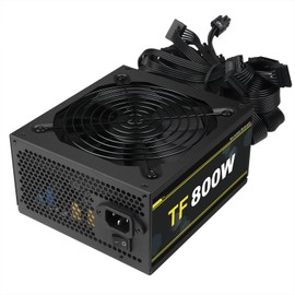 800W Power Supply Full Voltage 100-240V Active PFC Gaming PSU Non-Modular 80 Plus Gold Computer Power Supplies for Desktop PC Server