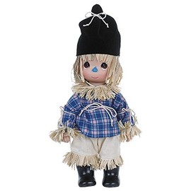 The Doll Maker Precious Moments Dolls, Linda Rick, Scarecrow, Clever as Can Be, Wizard of Oz, 12 inch Doll