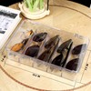 FORUP Eyeglass Case Storage Organizer, Plastic Stackable Sunglasses Organizer, Sunglass