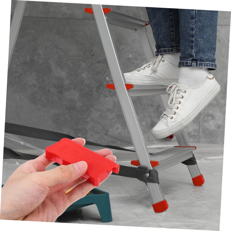 iplusmile Ladder Cover End Cap Covers Red Aluminum Ladder Pad