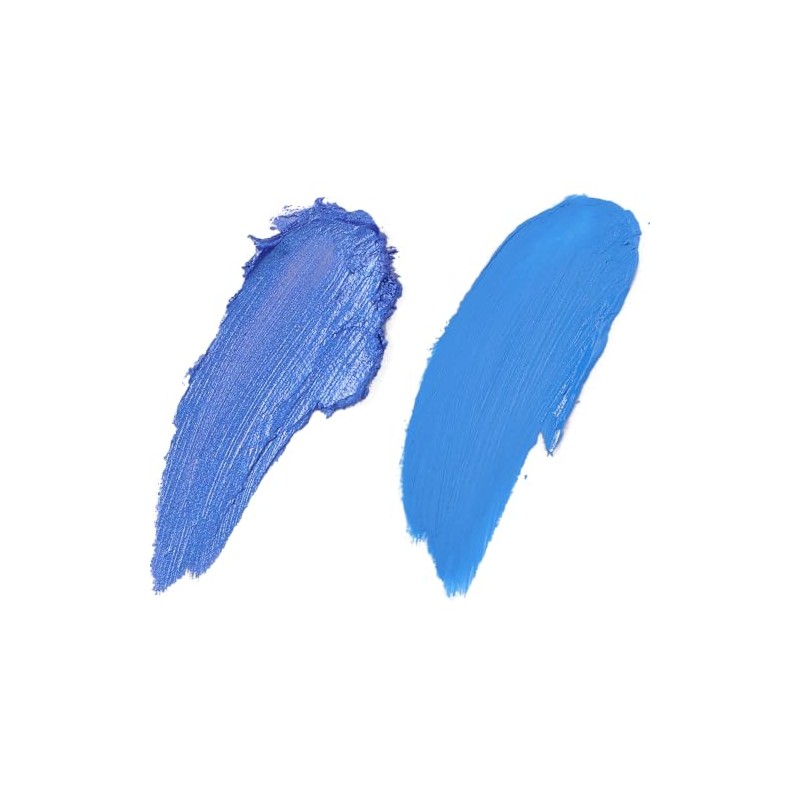 7V HOME BEAUTY Blue Eyeshadow Cream, Blendable Smooth 2pcs Matte