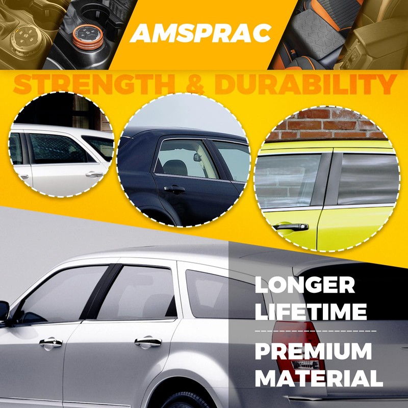 AMSPRAC Door Pillar Covers fit for Chrysler 300/300C 2005 2006