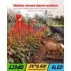 ChunHee Solar Outdoor Motion Sensor Alarm 4 Working Mode Motion