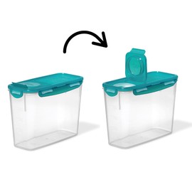 Starfrit LocknLock Plastic Pantry Container - 81oz/2.4L - Airtight - 4-Sided Locking Flip-Top Lid