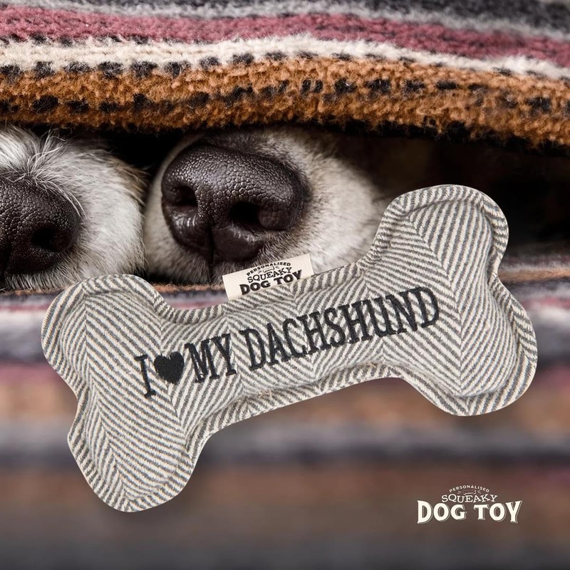 History & Heraldry Squeaky Dog Toy (I my Dachsund)