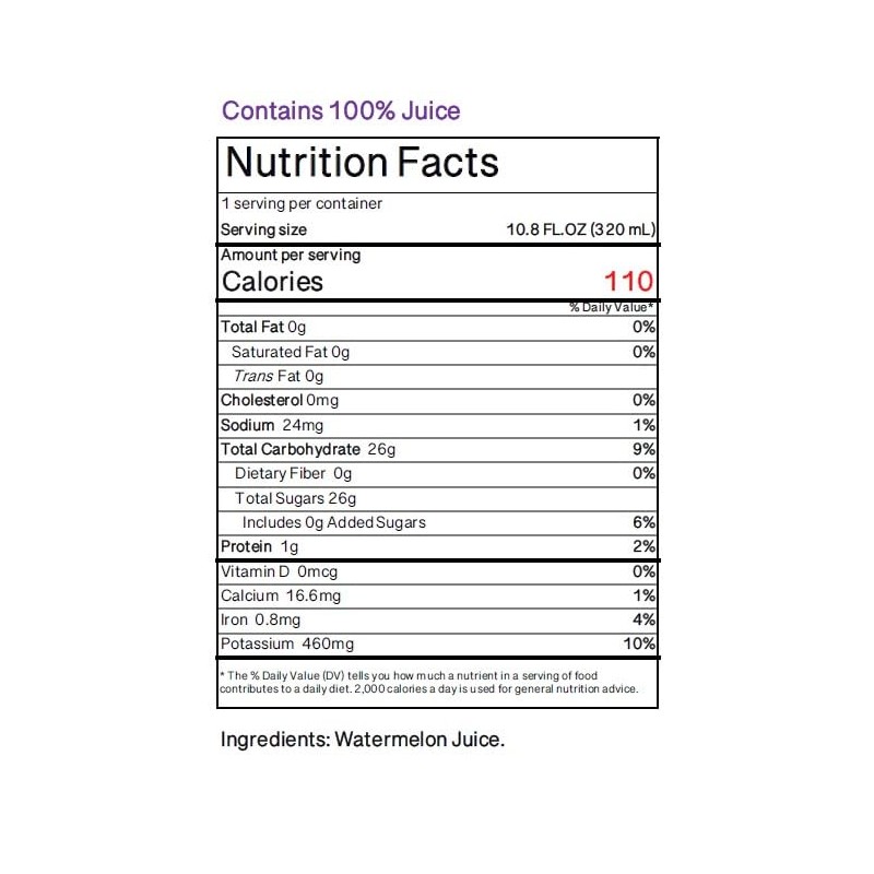 Namai Pure Watermelon Juice, No Added Sugar, 24-Pack