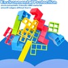 Yoirzit Tetris Tower, Tetra Tower Game Rocking Stack High Children's