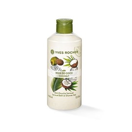 Yves rocher Relaxing Sensual,Bath & Shower gel New Packing 400 ML (Coconut)