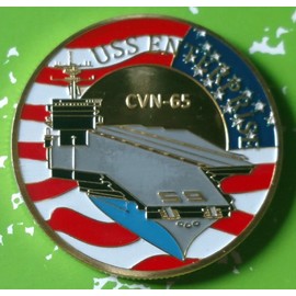 Navy USS Enterprise CVN-65 Military Challenge Art Coin
