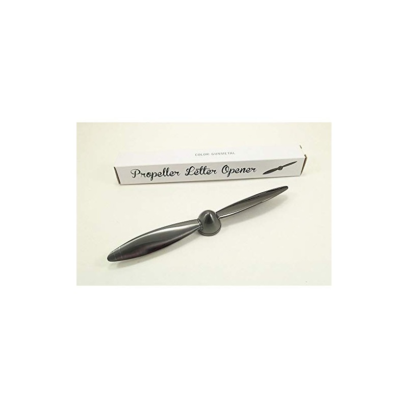 Magnetic Propeller Letter Opener Gunmetal