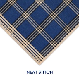 Selected Hanky 100% Cotton Men's Handkerchiefs 6 Piece Gift Set-5