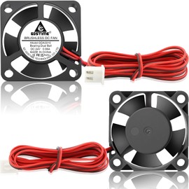 GDSTIME 30mm 3010 Fan 24V, 30x30x10mm Dual Ball Bearing High Speed Brushless DC Cooling Fan 2pin with 1000 mm / 3.3 FT Cable Wires for CR6 SE Ender 3 Max 3D Printer Extruder Hotend V6 V5, 2-Pack