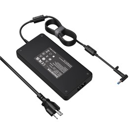 330W AC Charger Fit for HP OMEN 17 17-ck1000 17-ck2000 M34603-001 ADP-330BB TPN-DA60 M34531-003, Charger Fit for TPN-Q266 TPN-DA60 ADP-330BB BF M34531-003 M34603-001 Laptop Power Supply Adapter Cord