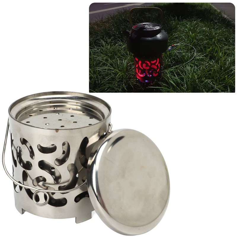 Camping Heater Stove Portable Mini Stainless Steel Fast Heating Tent
