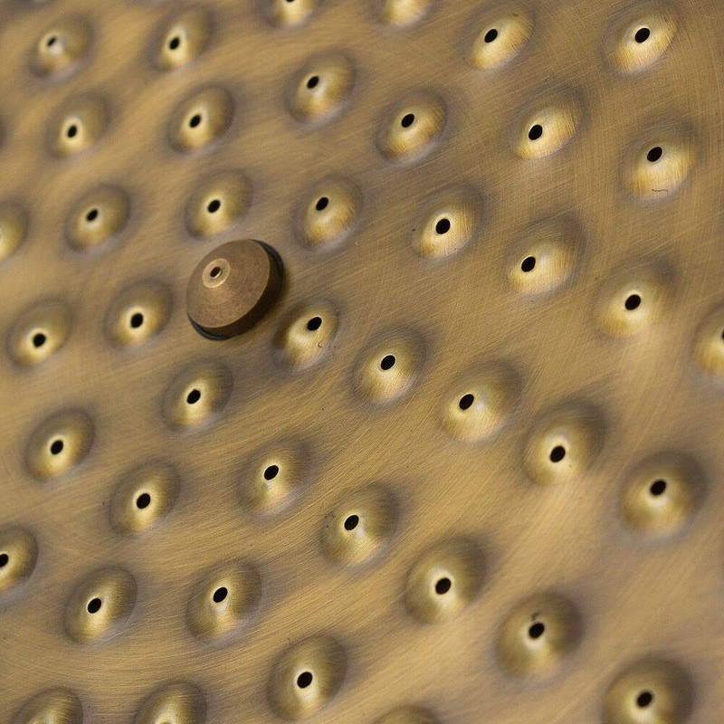 SaiDian 1 Pcs Antique Copper Rainfall Shower Head 8 Inch