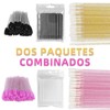 300 pcs Cepillos Desechables para Pestañas, Cepillos Labios y Microaplicador,