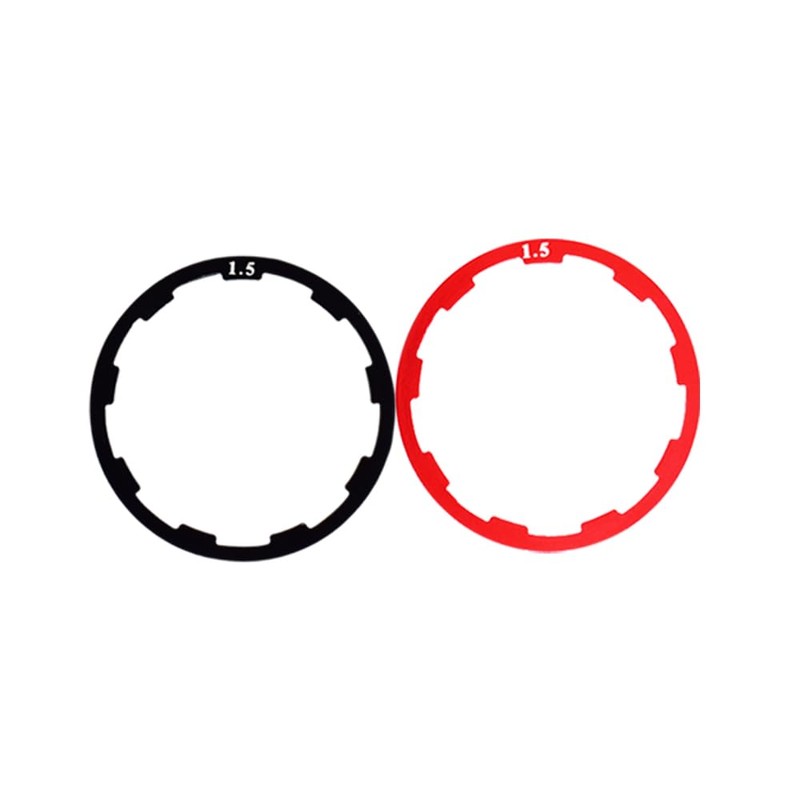 Yuauy 2 Sets of Bicycle Flywheel Washer Spacer Cassette Headset