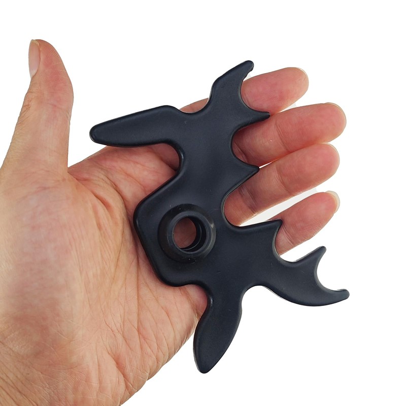 Miokun 1/2/4/8/16 Pack Plastic Moosehead Pool Billiard Cue Bridge Head