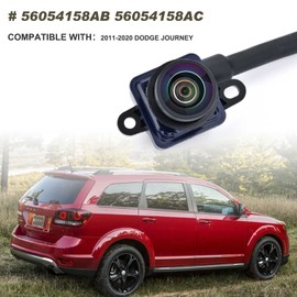 Rear View Backup Camera Compatible with Dodge Journey 2011 2012 2013 2014 2015 2016 2017 2018 2019 2020 Park Assist Camera Replaces# 56054158AB, 56054158AC, 56054158AD, 56054158AE, 56054158AF