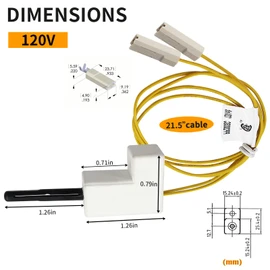 MCAMPAS PP200 PP200SC HA1000 Hot Surface Igniter for Reddy Heater, Master Heaters, ProCom Heaters 71-052-0700