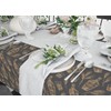 Xtremepads Whisky Pattern Pattern - Rectangle Oblong Linen Tablecloth, 60”