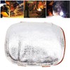 Heat Shield Split Cowhide Leather Aluminized Back Welding Hand Pad