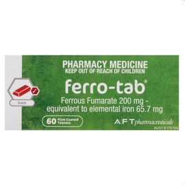 Ferro Tab 200mg 60 Tablets (Limit ONE per Order)