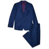 Isaac Mizrahi Boys' Big 2Pc Slim Cut Wool Blend Suit,
