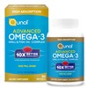 Qunol Advanced Omega 3 Krill and Fish Oil Complex, 10x