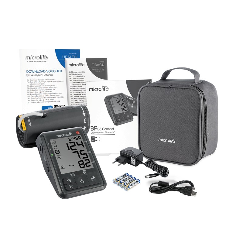 Microlife BP B6 Connect Bluetooth® Blood Pressure Monitor, Detects Atrial