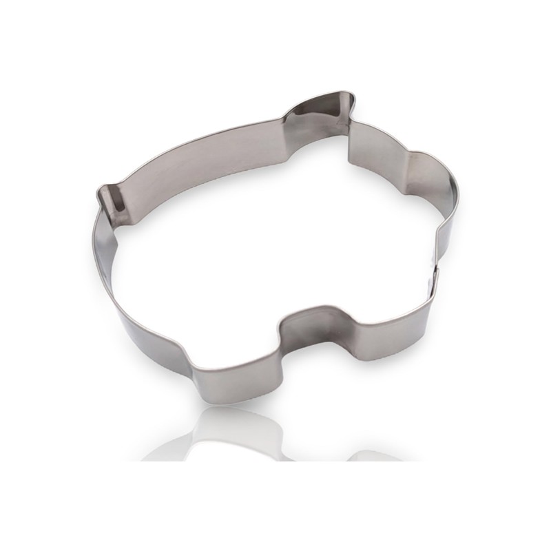 JOKUMO Cute Pig Cookie Cutter 4” Large Animal Shape Cookie