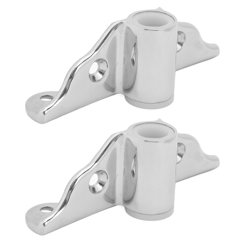 2Pcs Boat Rowlock Socket 1/2in Hole 316 Cast Stainless Steel