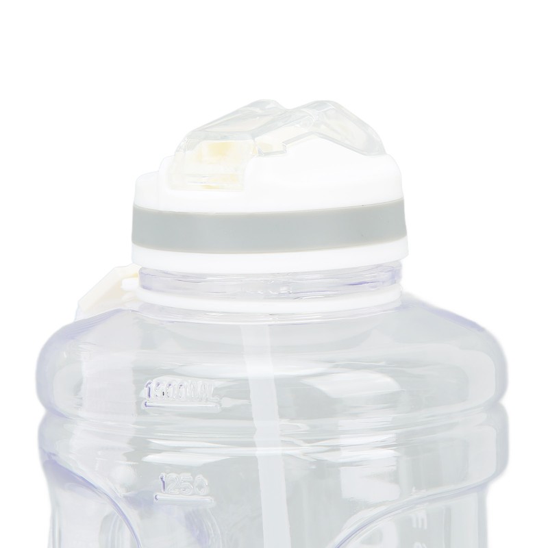 1500ml Large Capacity Sports Water Bottle Portable Scale Marking Poping