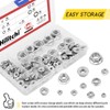 Hilitchi 140-Pcs M3 M4 M5 M6 M8 M10 M12 Hex